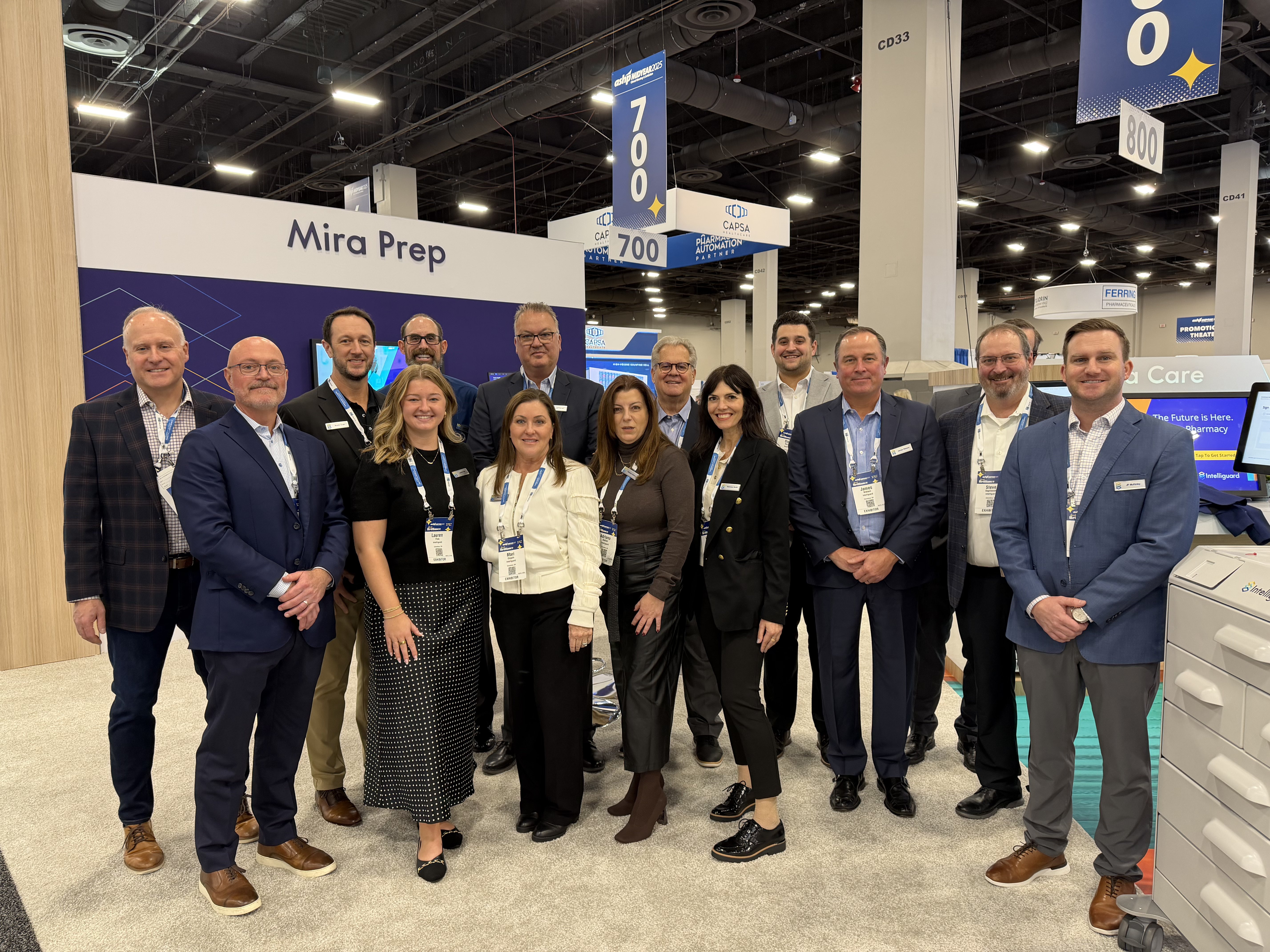 Intelliguard team at a healthcare event